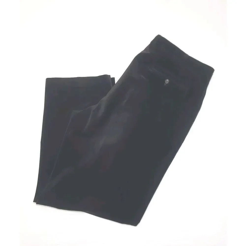 Zanella Todd Stretch Dark Brown Corduroy Flat Front Pants Trousers Men's Size 40
